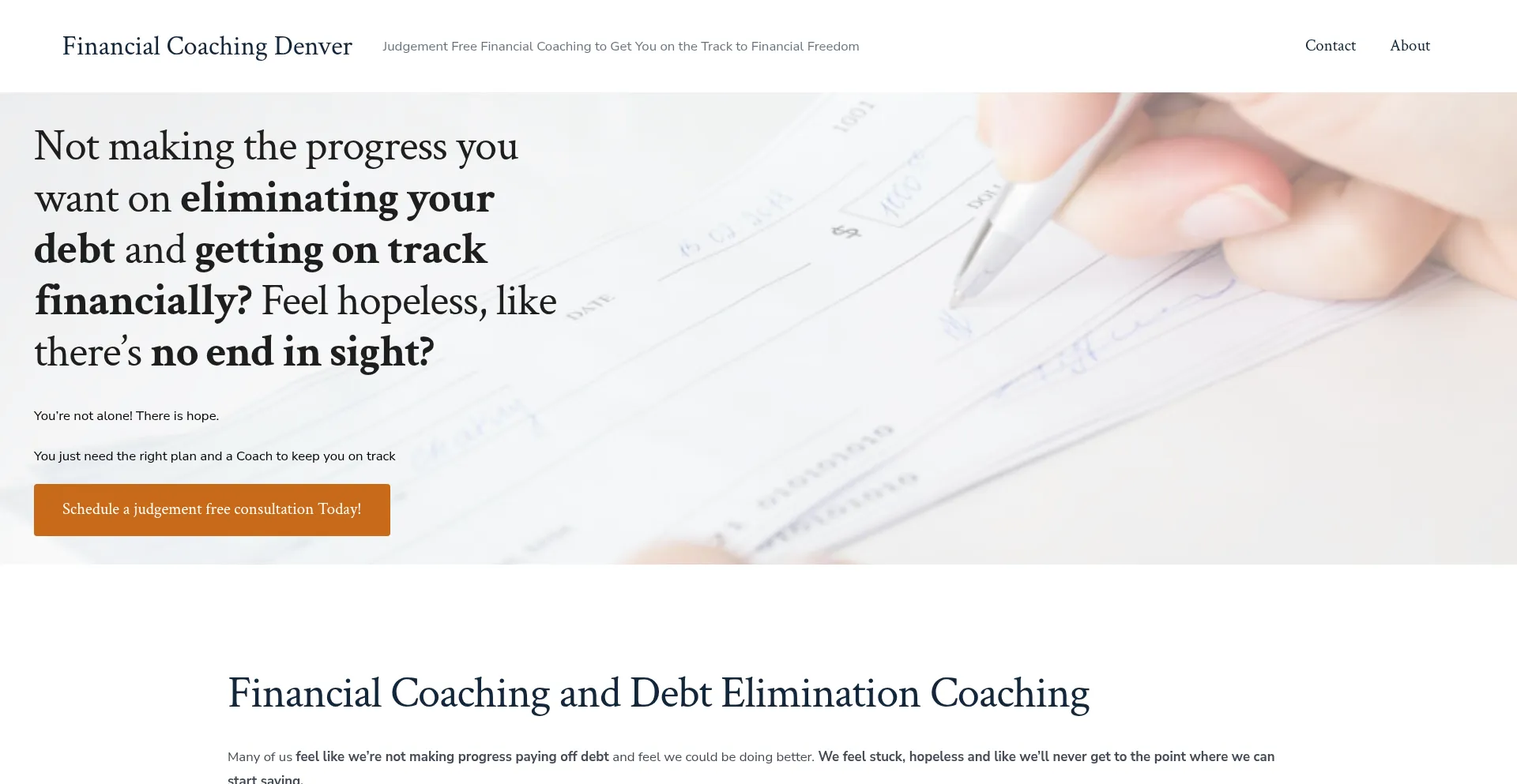 Website screenshot of Ramsey-coach.com
