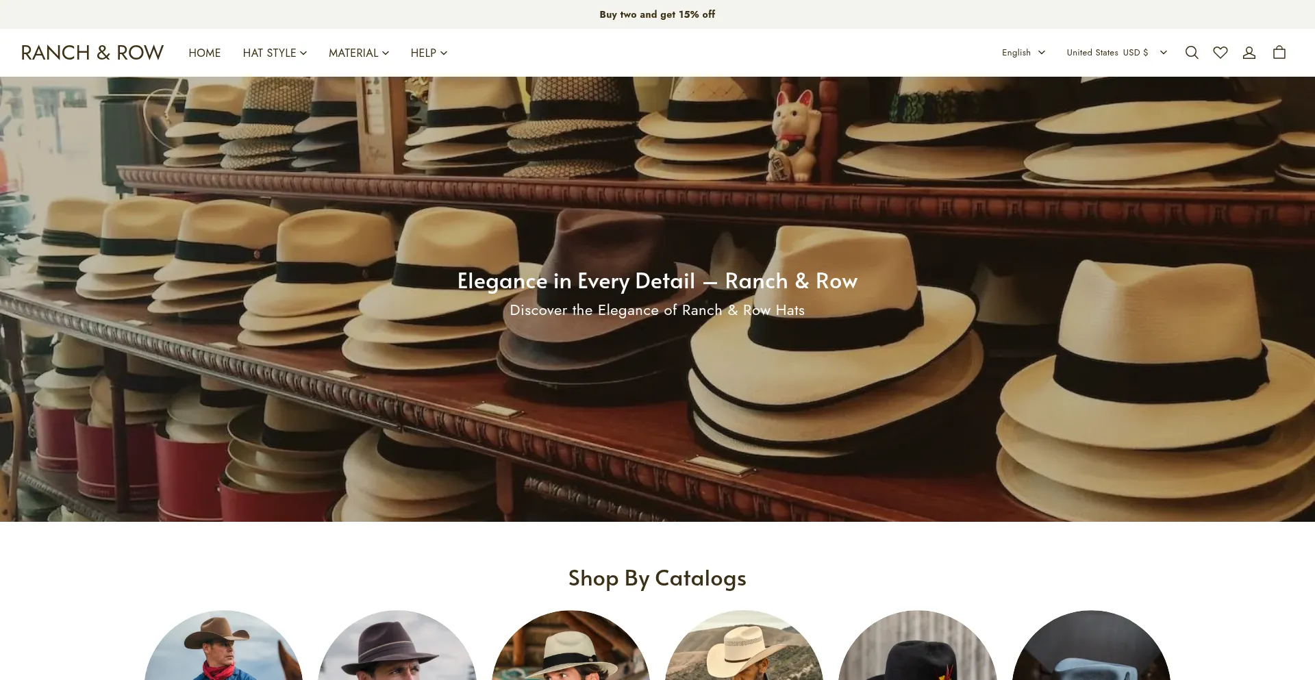 Website screenshot of Ranchrow.com