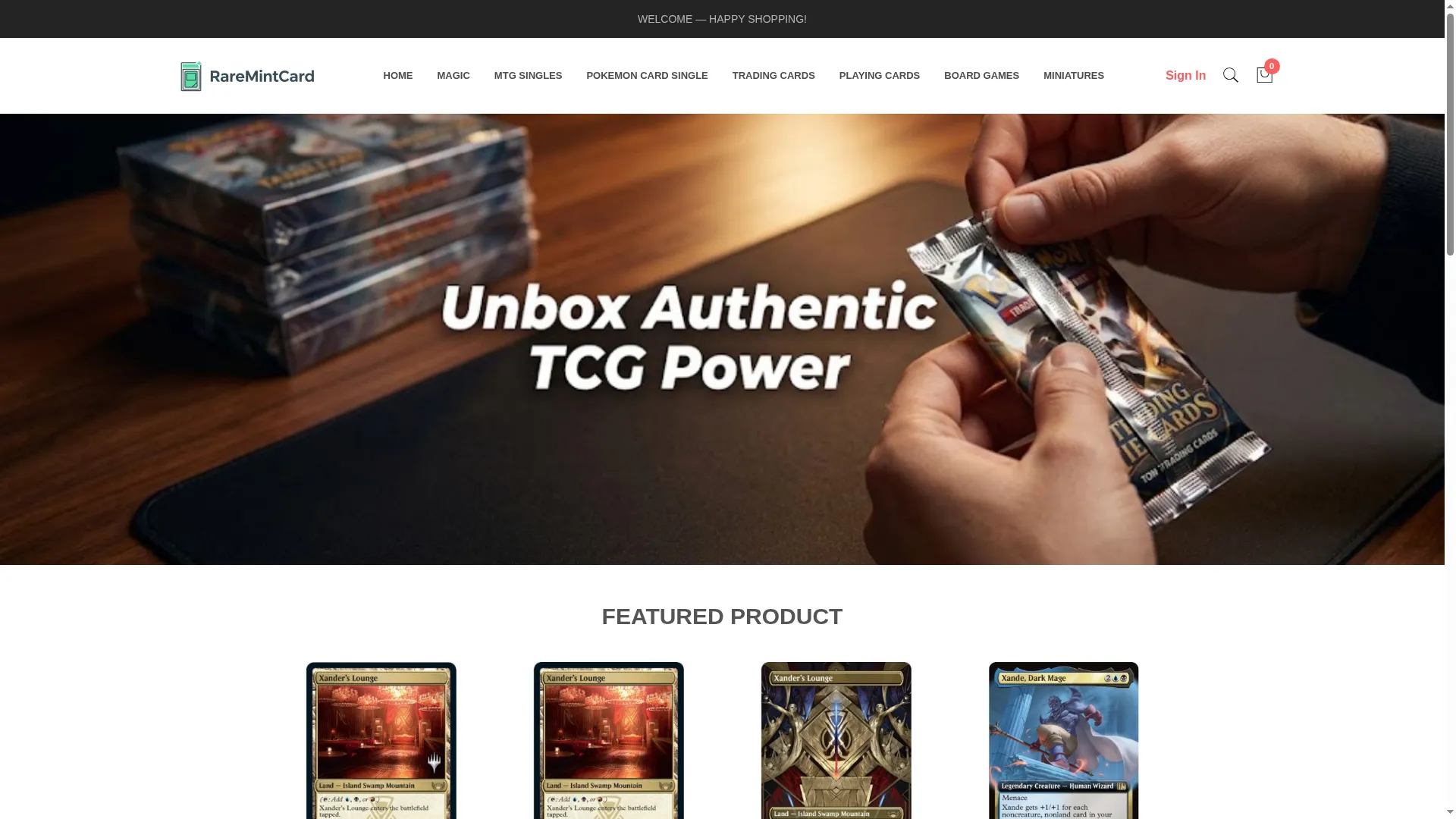 Raremintcard.com