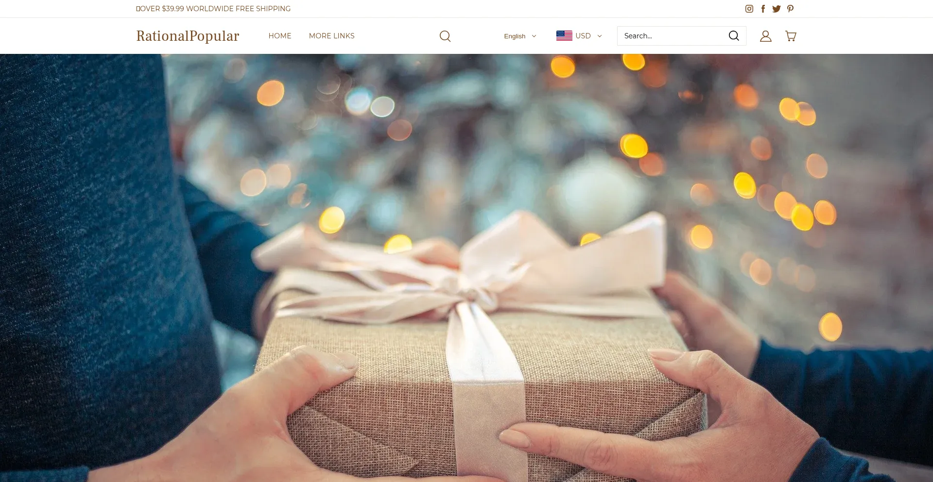 Website screenshot of Rationalpopular.com