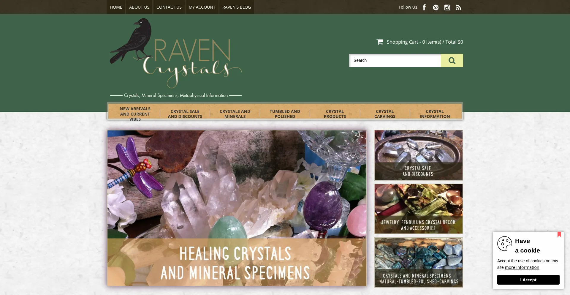 ¿És Seguro y Confiable Ravencrystals.com?