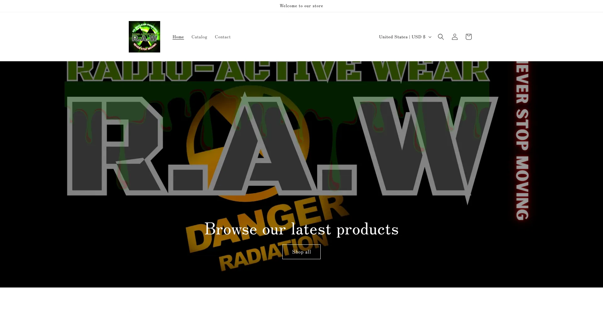 ¿És Seguro y Confiable Raw-radioactivewear.myshopify.com?