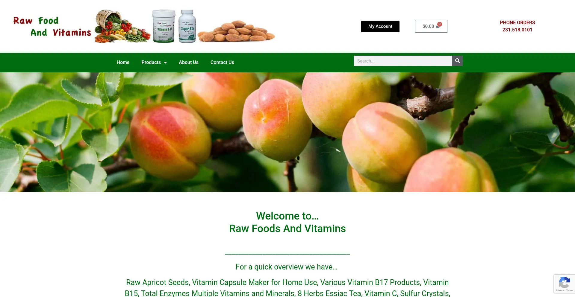 ¿És Seguro y Confiable Rawfoodandvitamins.com?