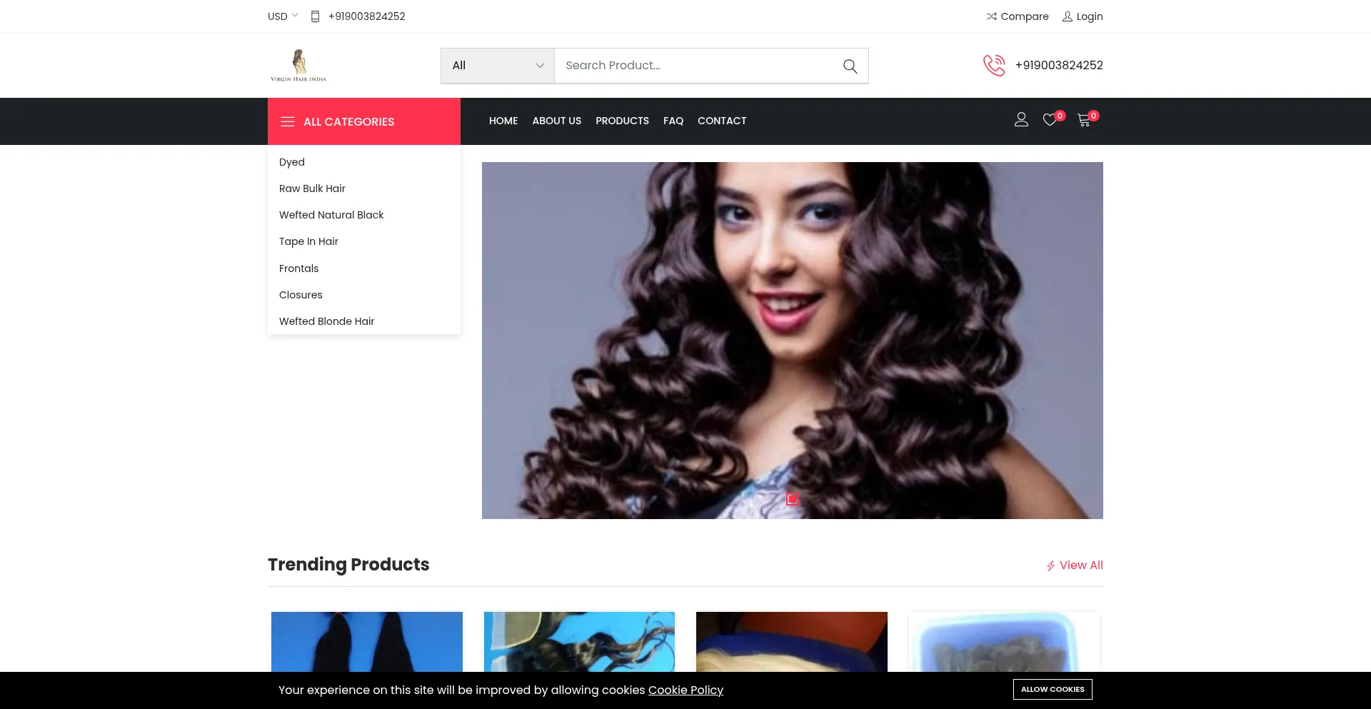 Rawhairindiacompany.com