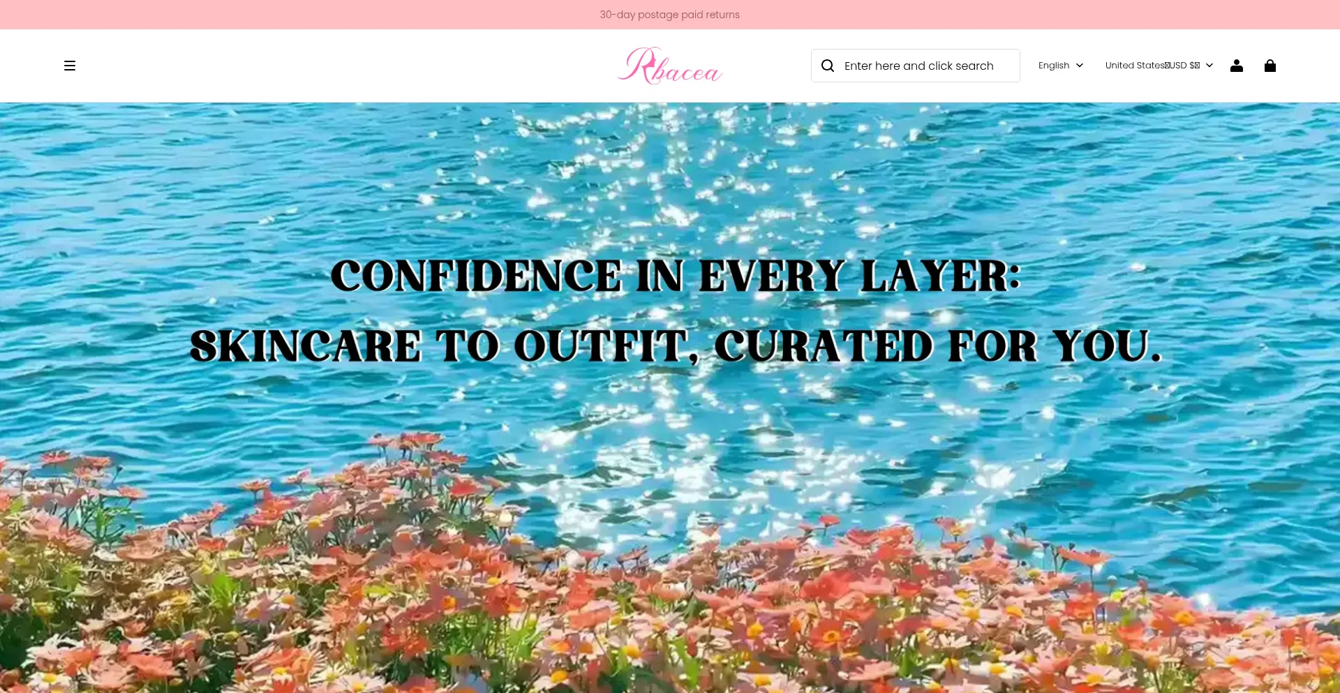 Website screenshot of Rbacea.com
