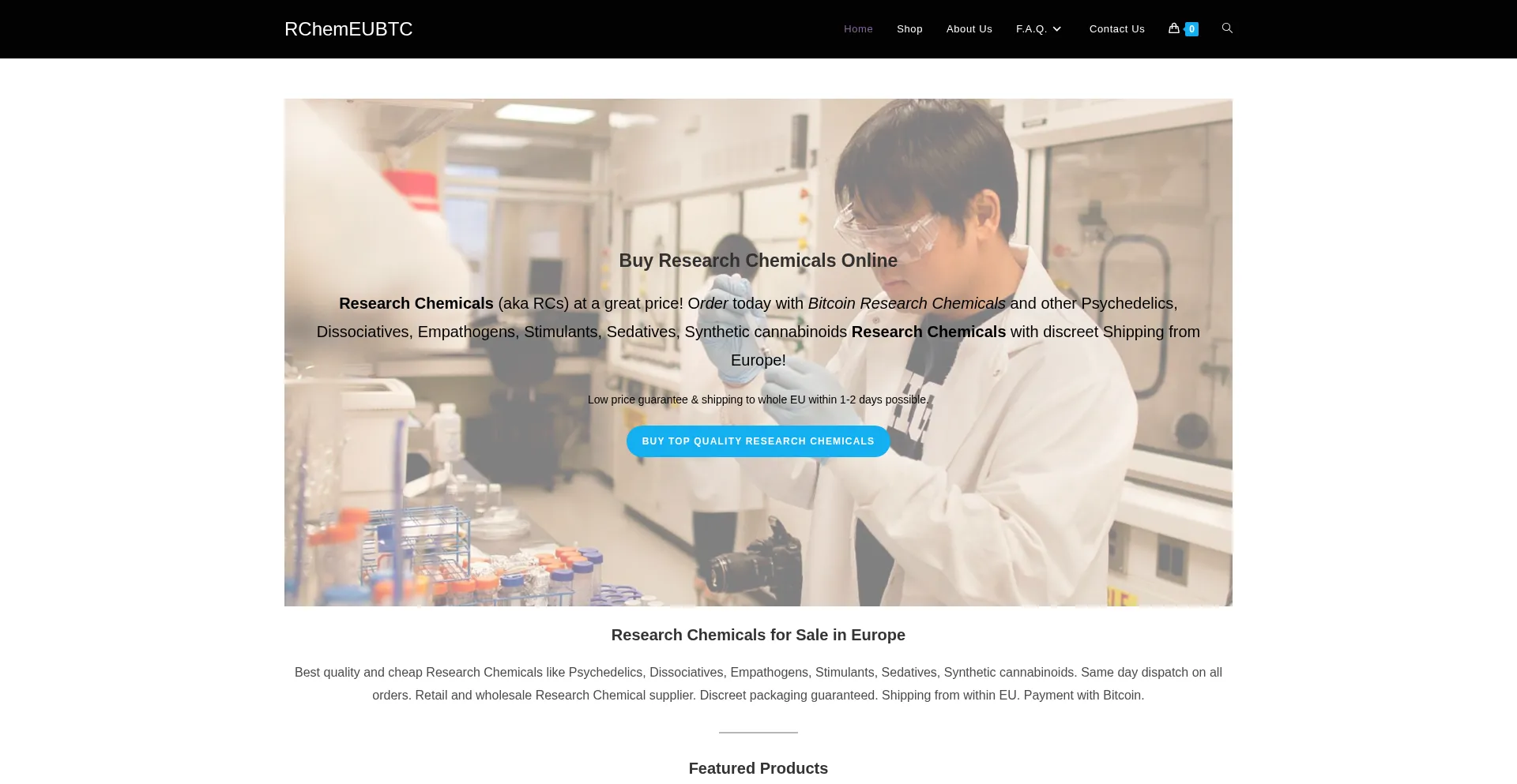 Website screenshot of Rchemeubtc.com