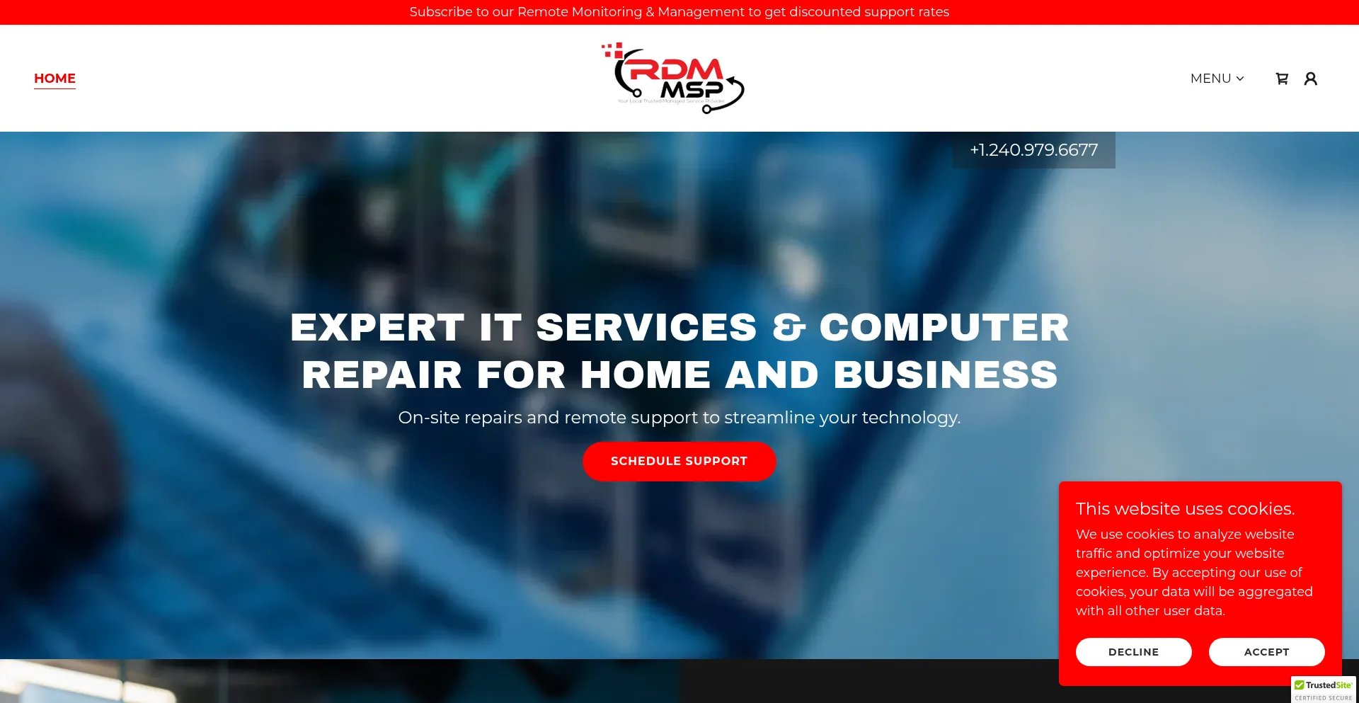 Rdmmsp.com Screenshot