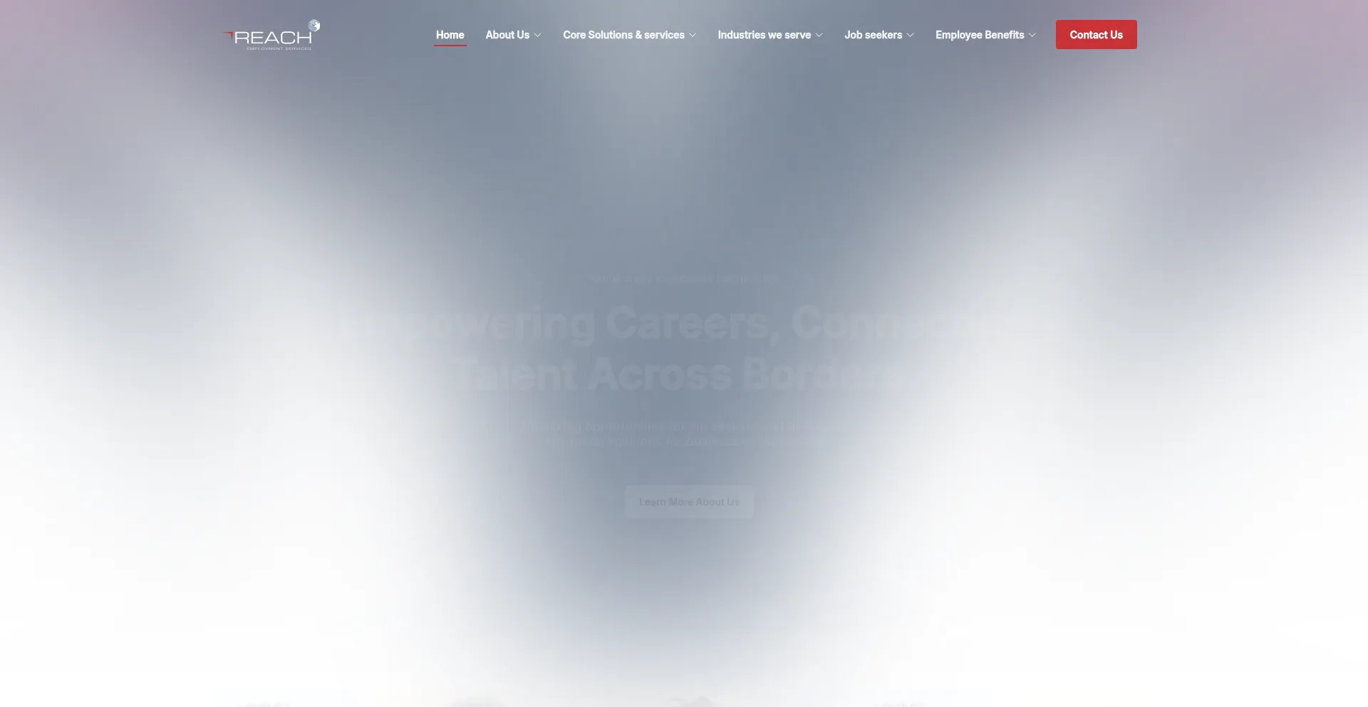 Website screenshot of Reaches.ae