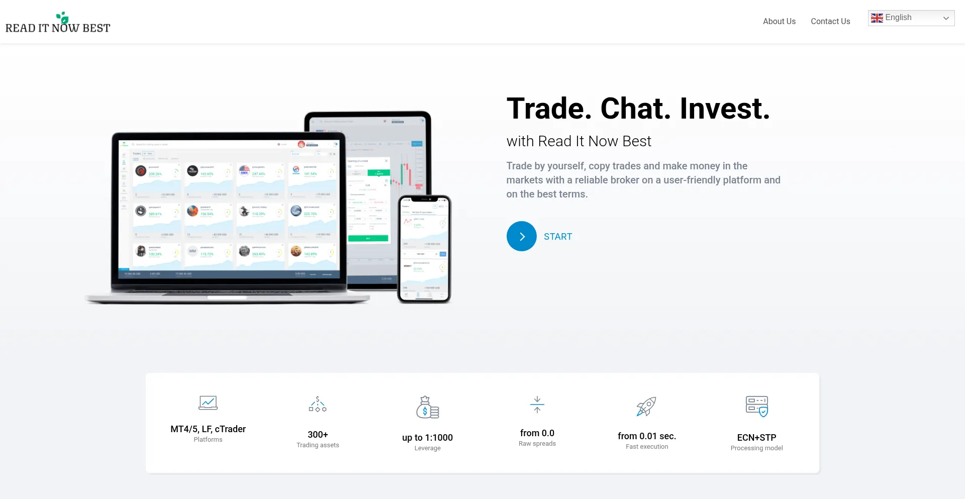 Website screenshot of Read-it-now-best.com