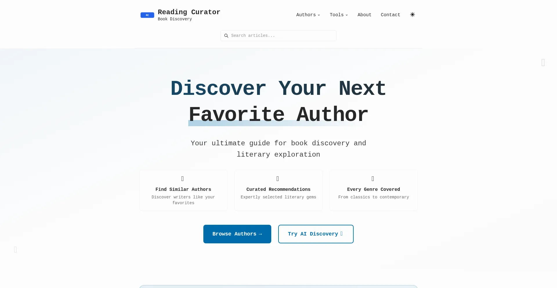 Readingcurator.com