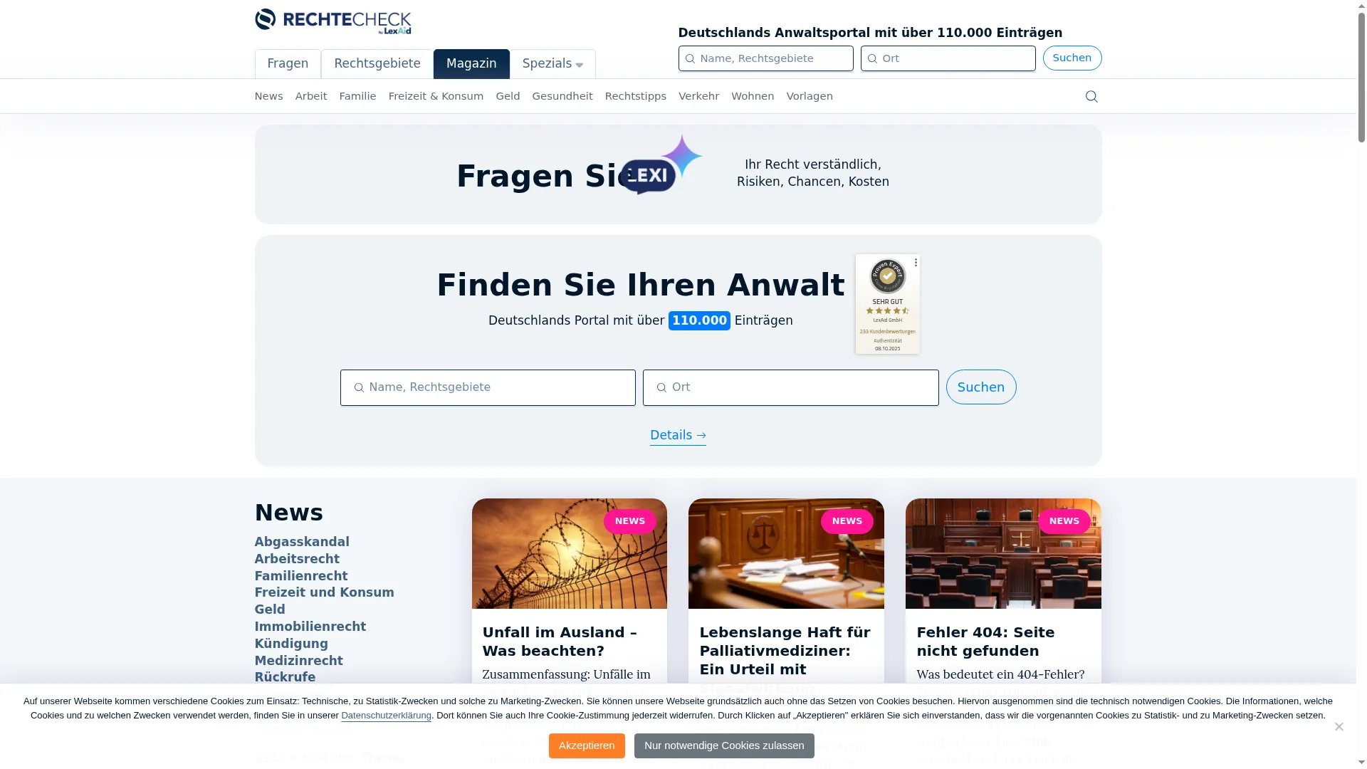Rechtecheck.de