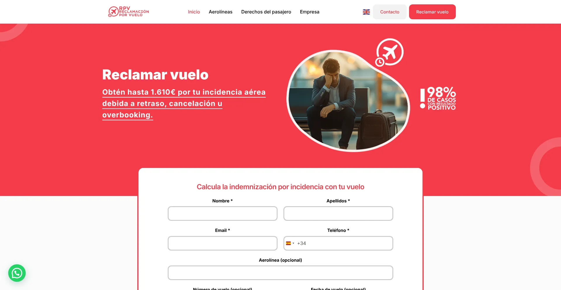¿És Seguro y Confiable Reclamacionporvuelo.com?