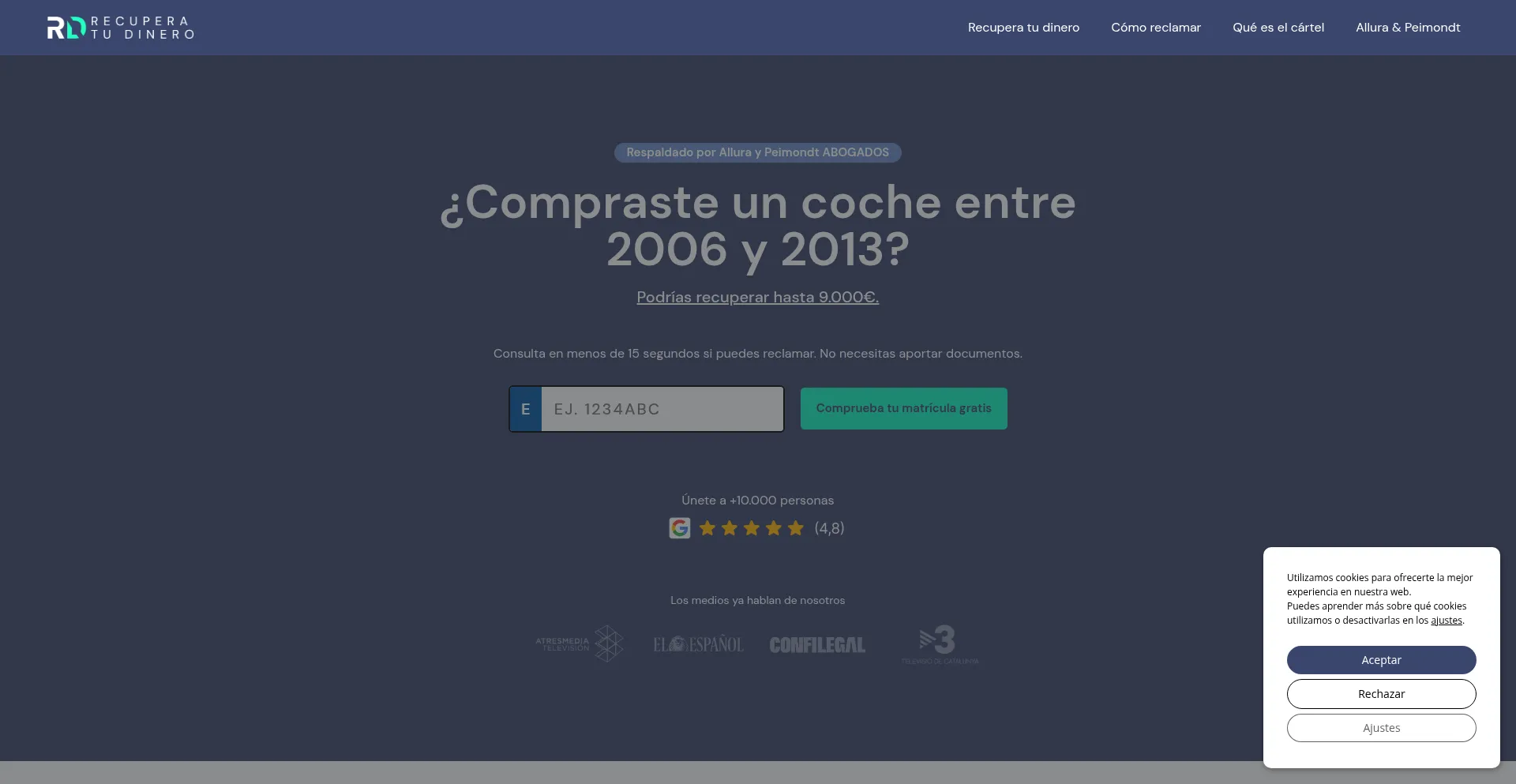 Recuperatudinero.com