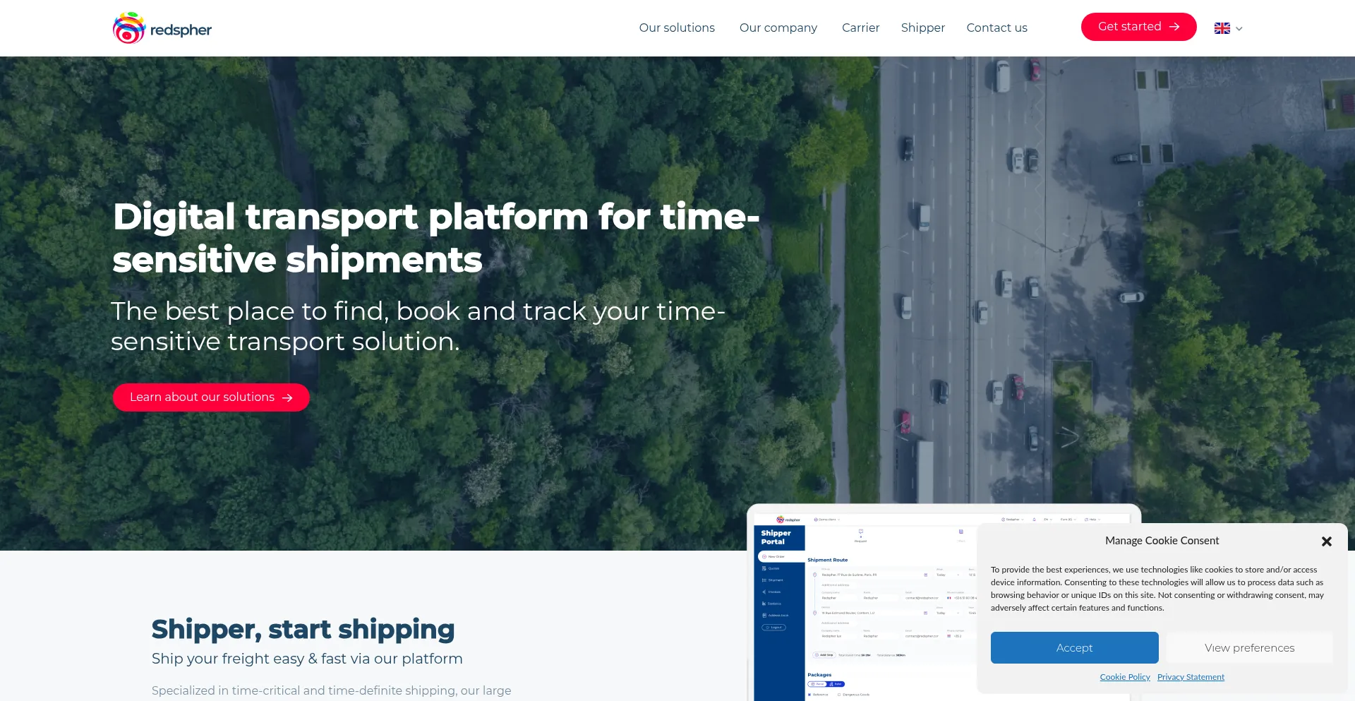 Redspher.com Screenshot