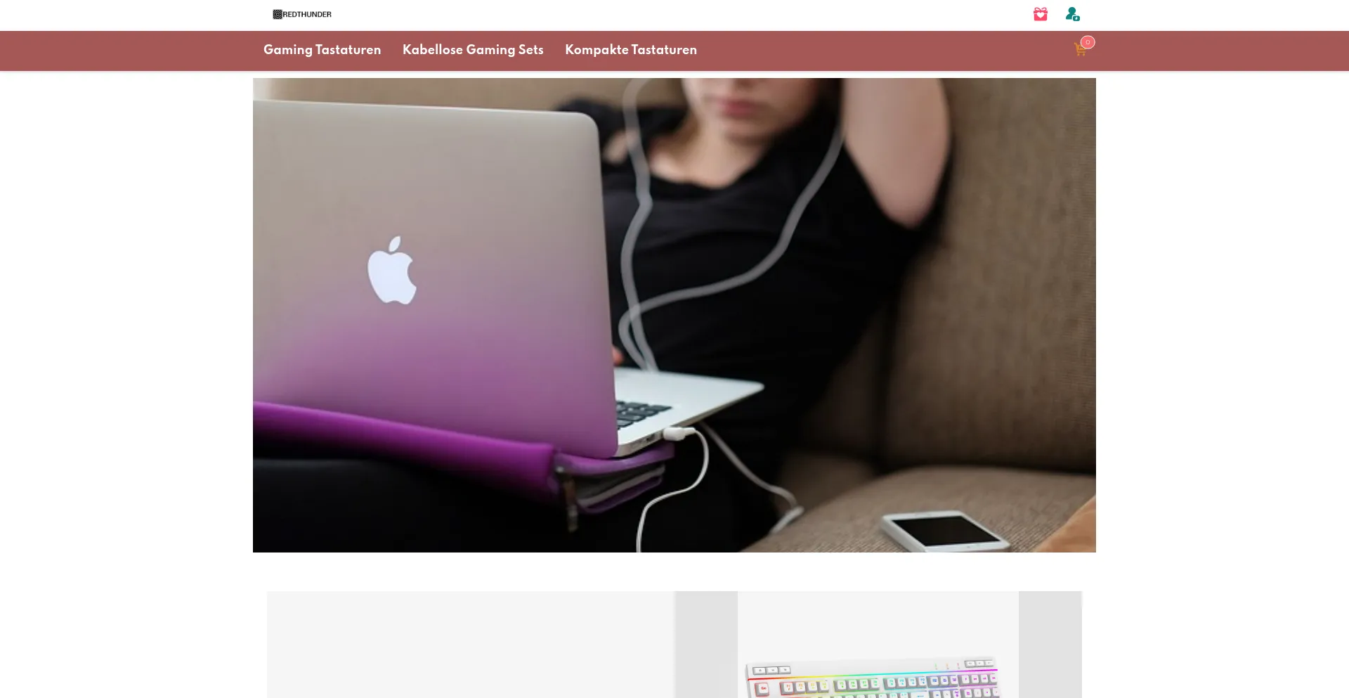 Website screenshot of Redthunderstore.shop
