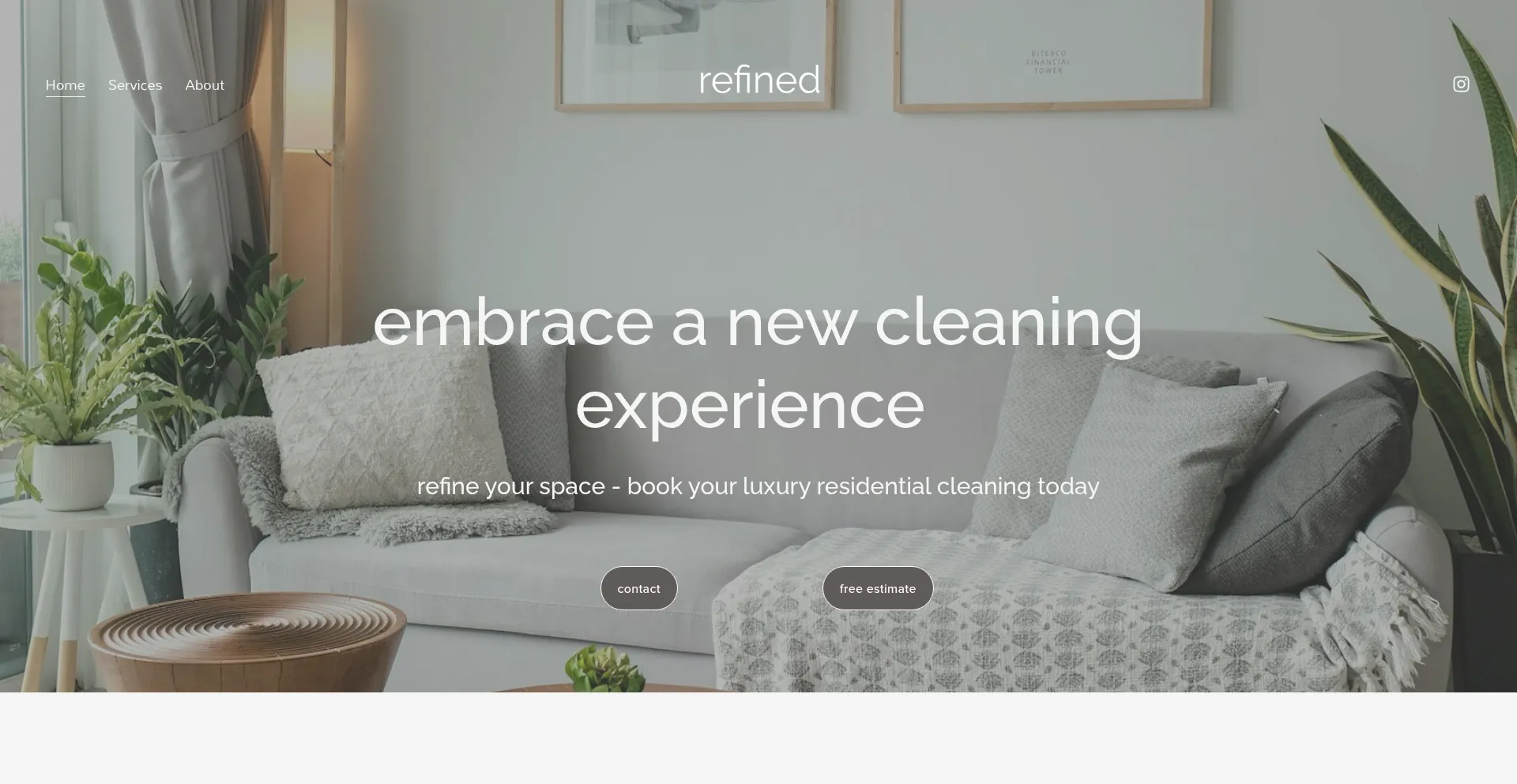 Website screenshot of Refinednwa.com