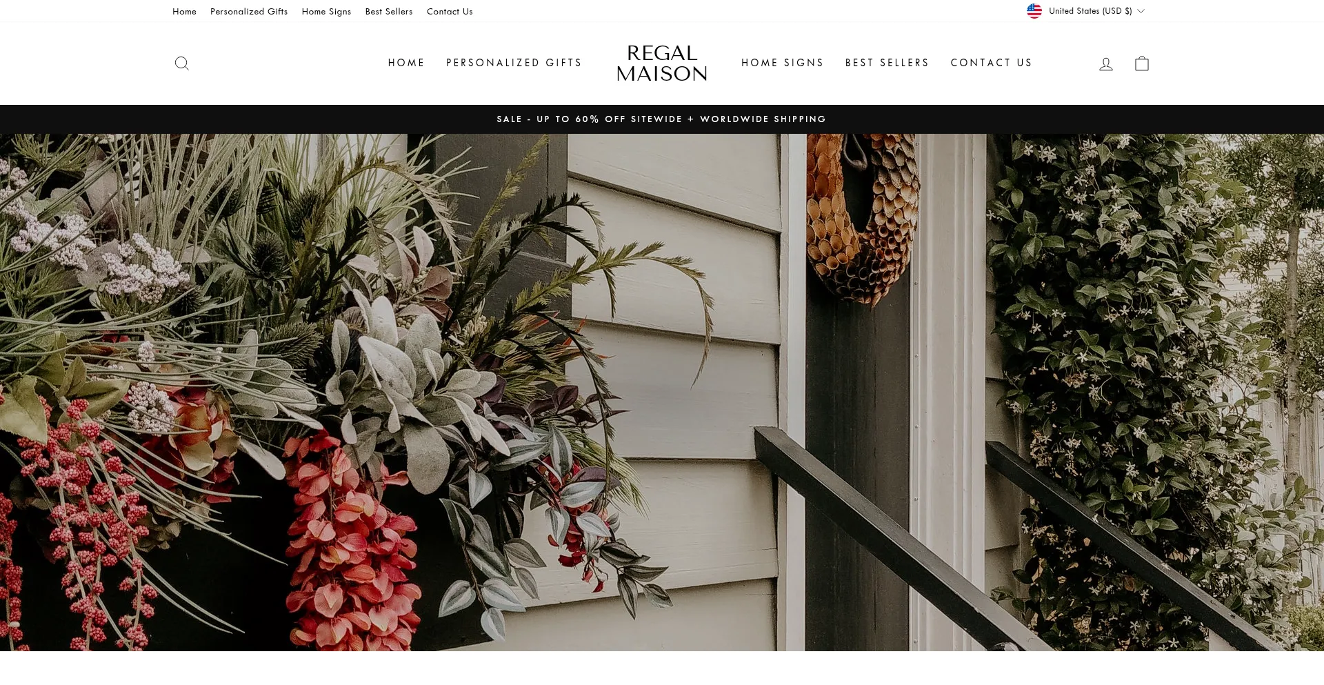 Website screenshot of Regalmaison.com