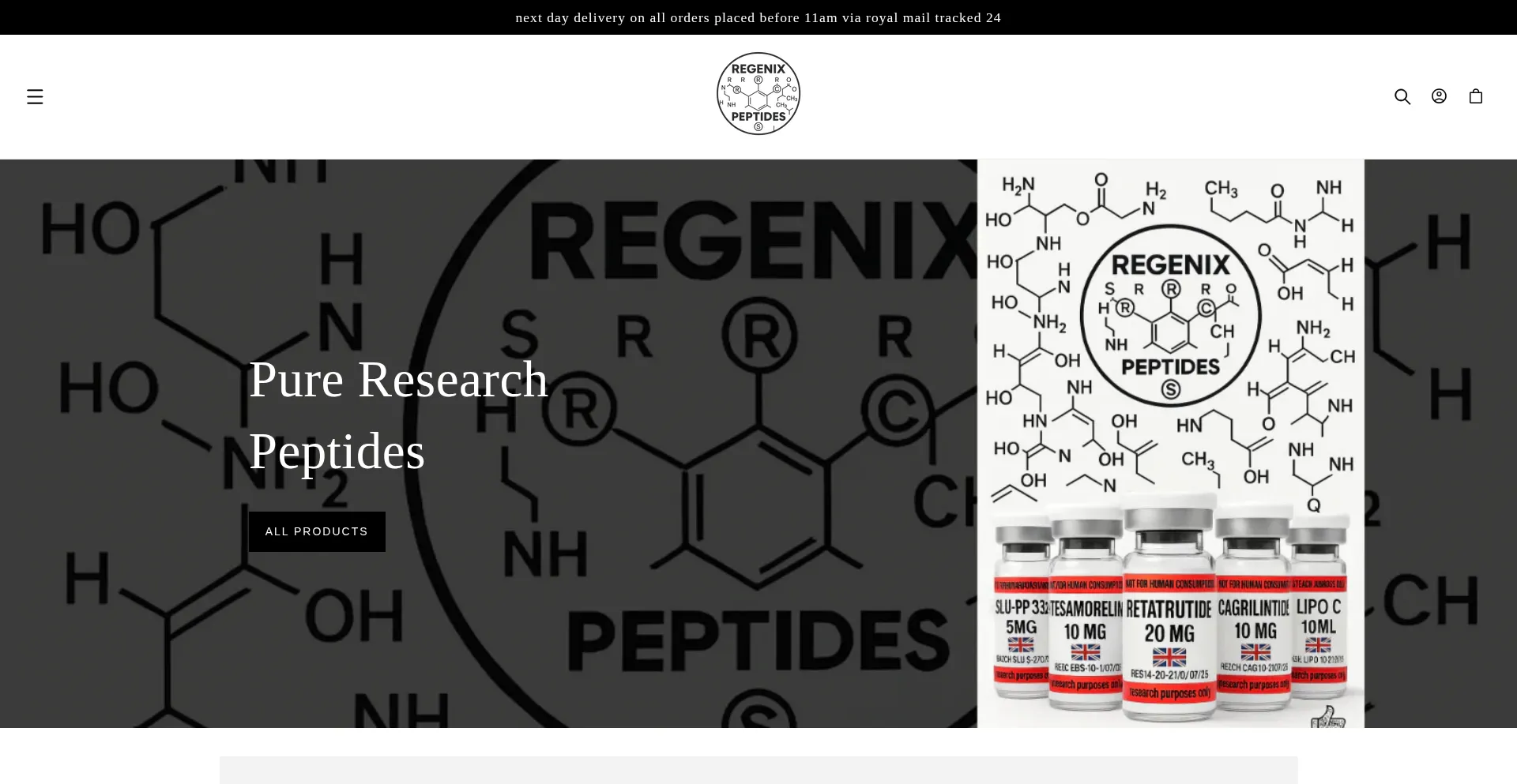 ¿És Seguro y Confiable Regenix-peptides.co.uk?