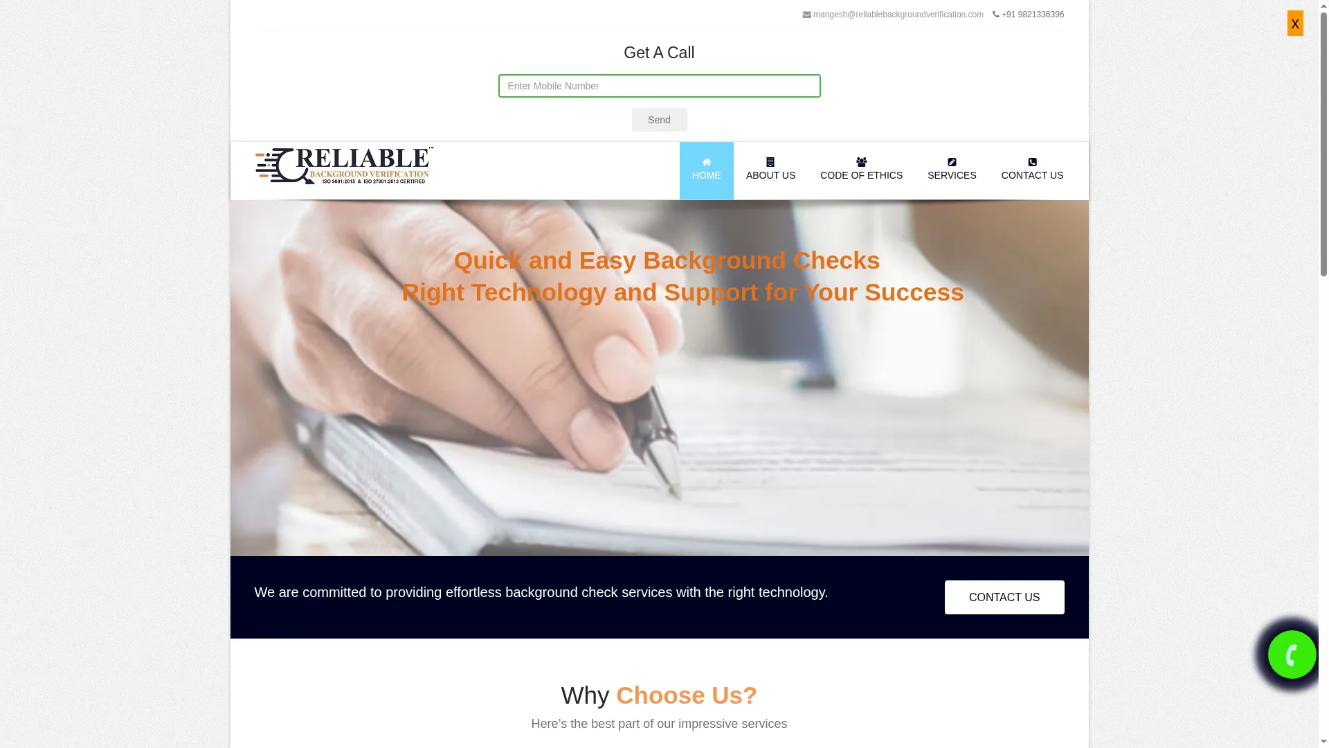 Reliablebackgroundverification.com