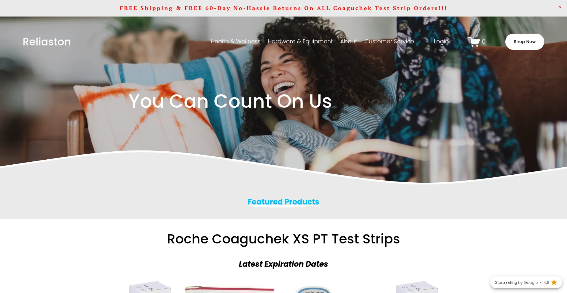 ¿És Seguro y Confiable Reliaston.com?