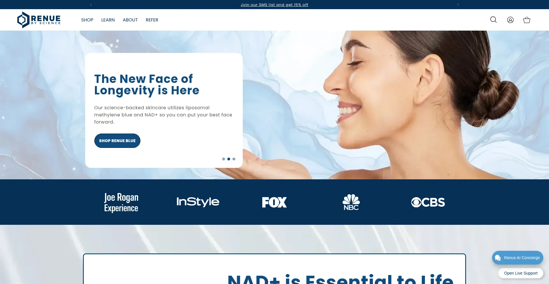 Renuebyscience.com Screenshot