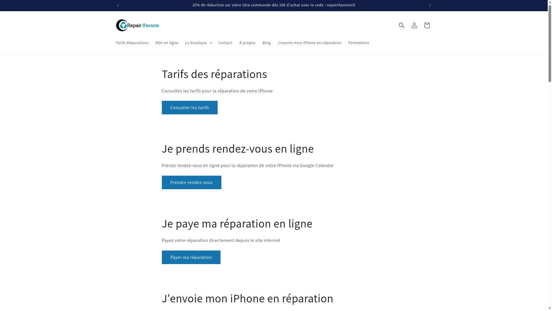 Repairifavone.com