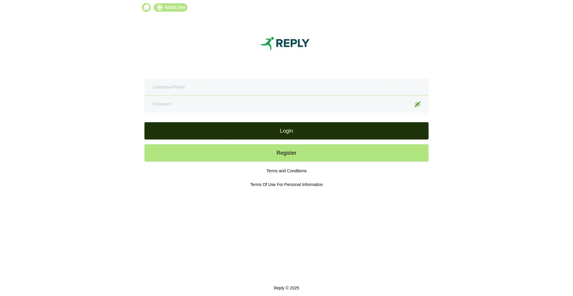 Website screenshot of Replymax.dad