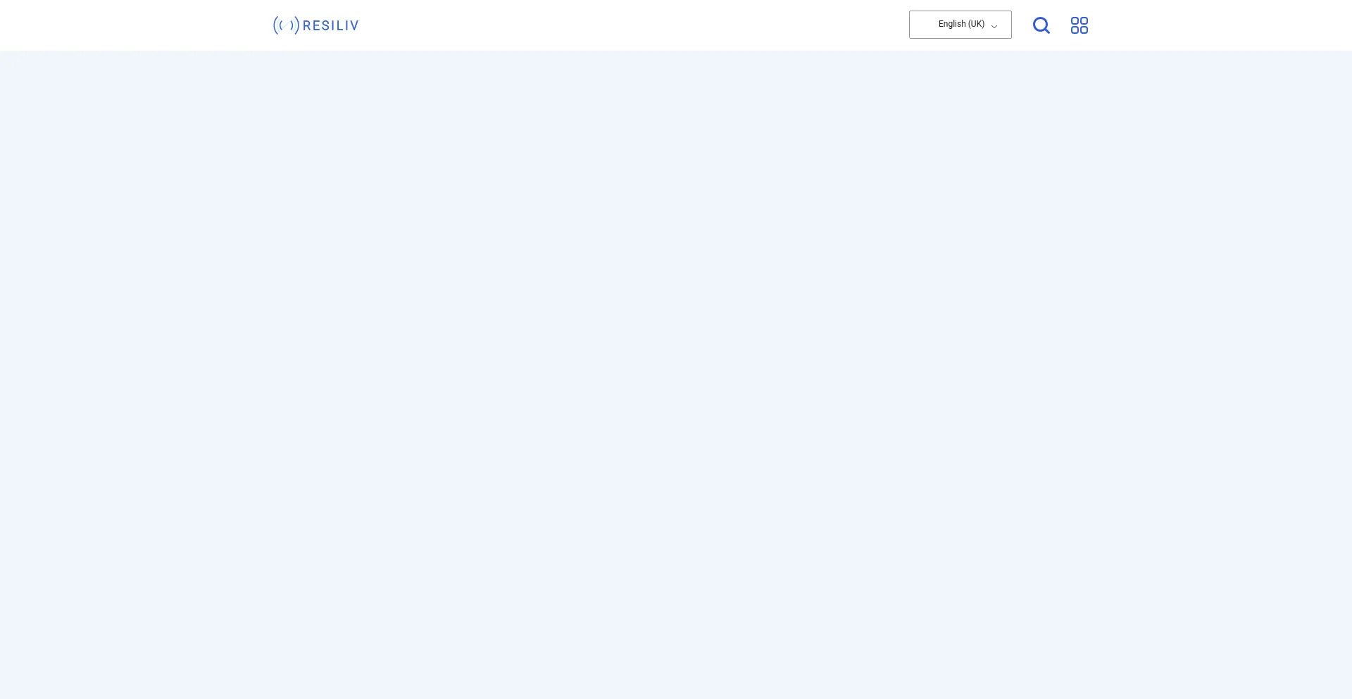 Website screenshot of Resiliv.com