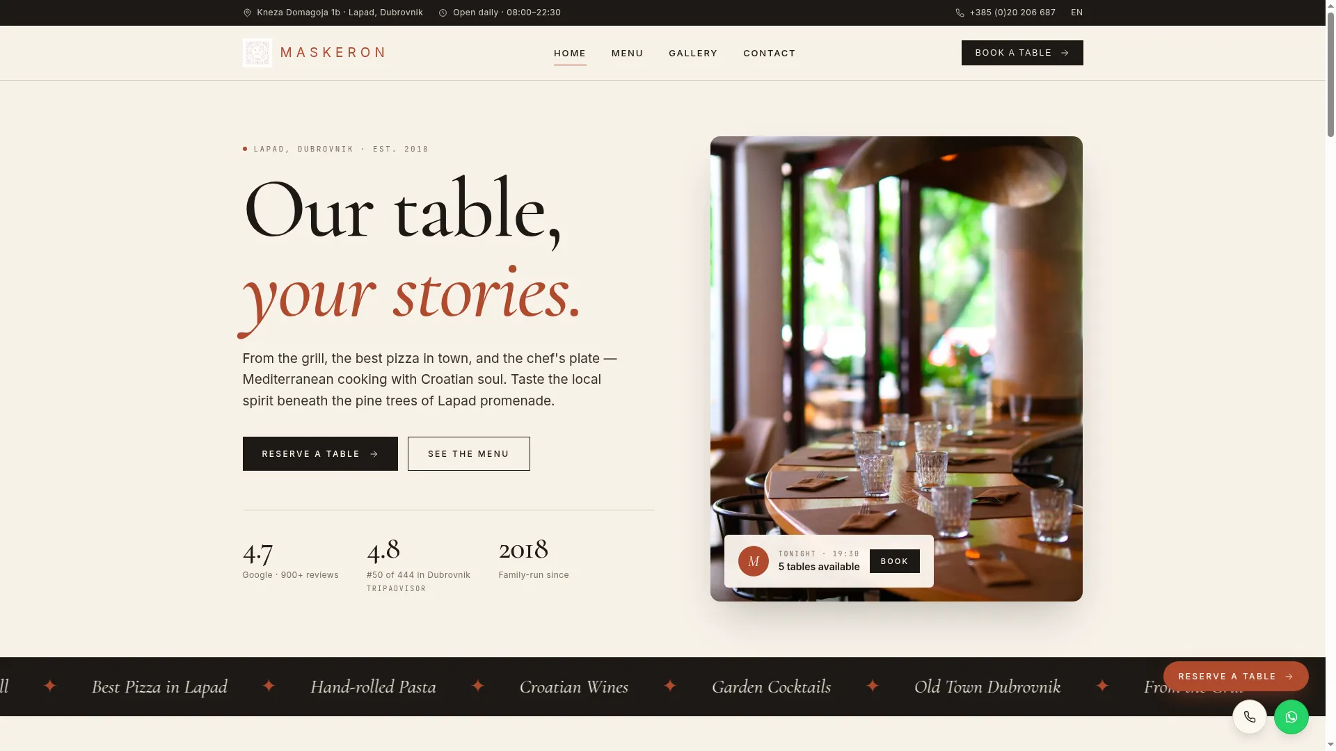 Restaurant-maskeron.com