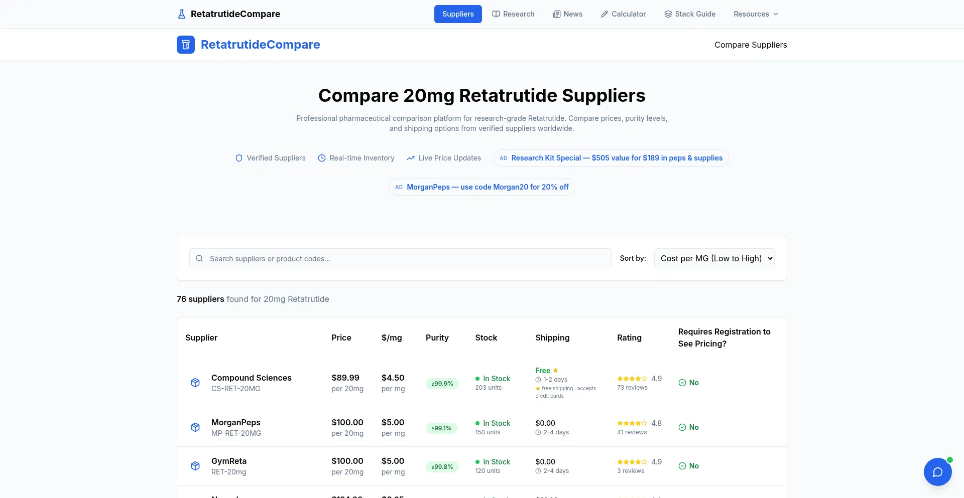 Retacompare.com