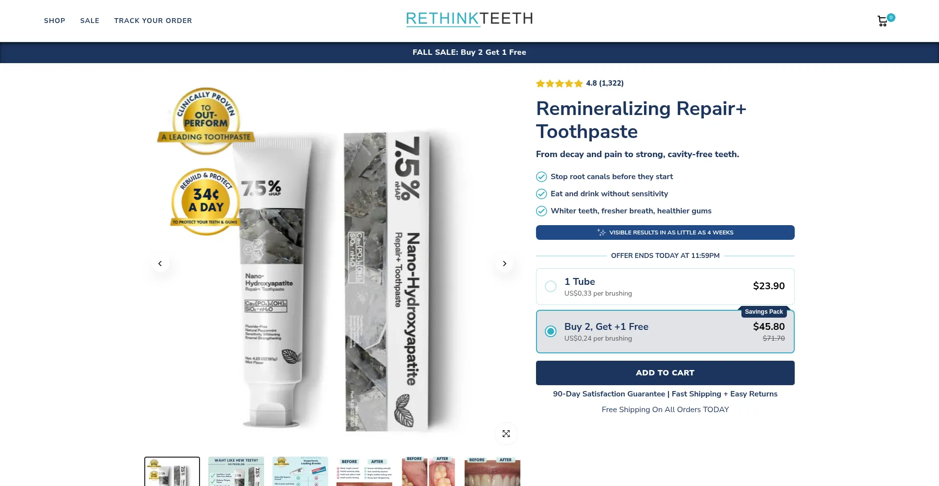 ¿És Seguro y Confiable Rethinkteeth.com?