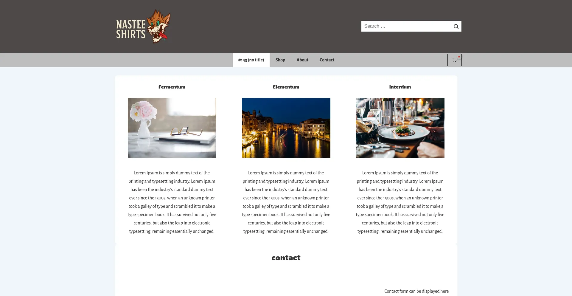 Website screenshot of Retronisce.com