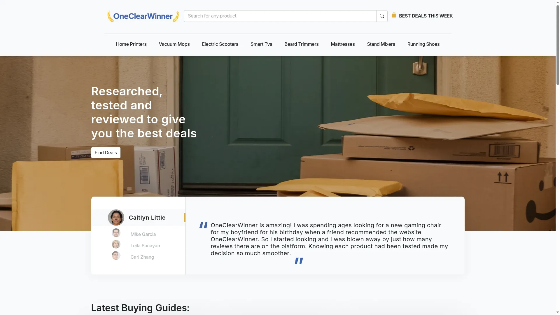 Reviews.oneclearwinner.com