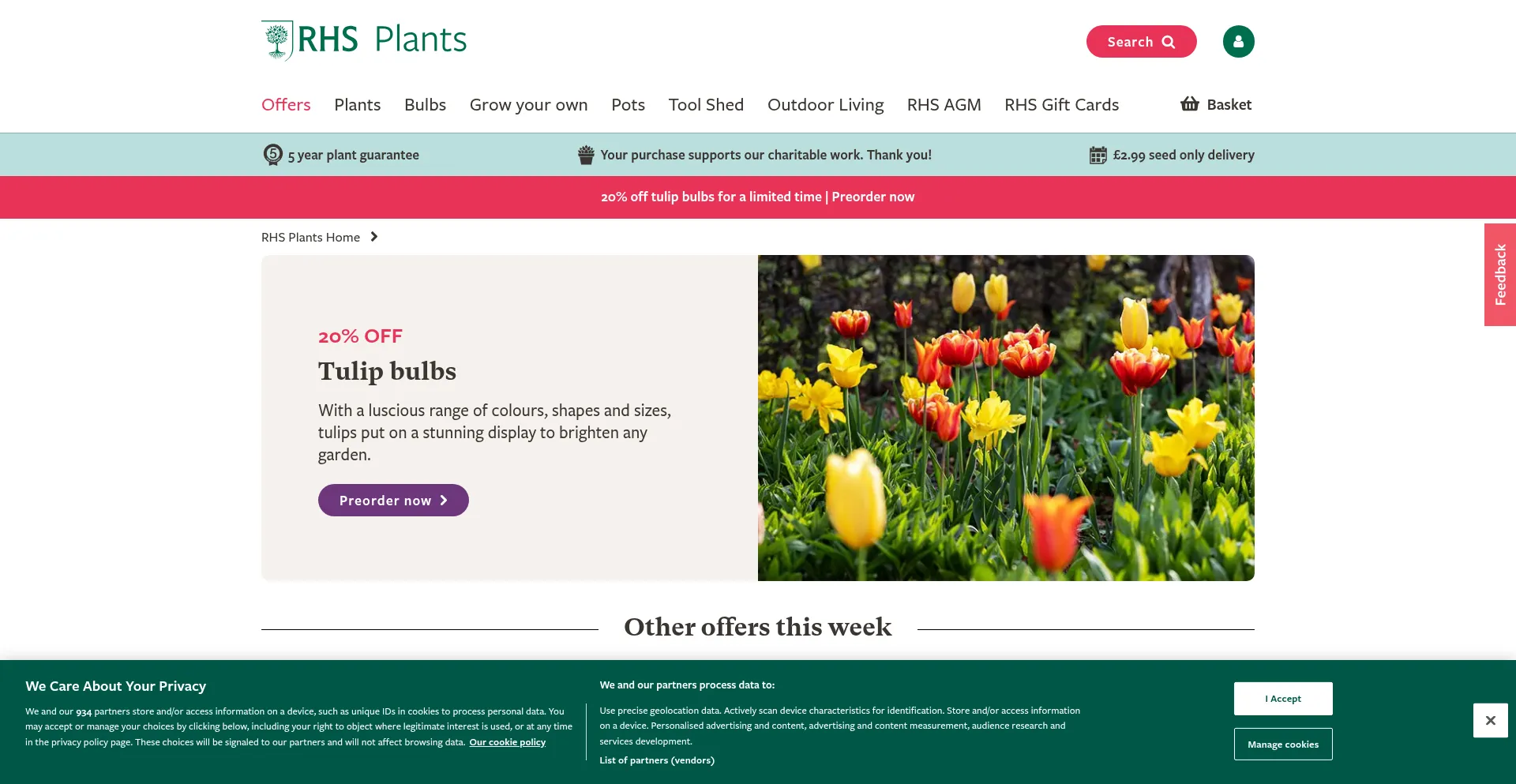 ¿És Seguro y Confiable Rhsplants.co.uk?