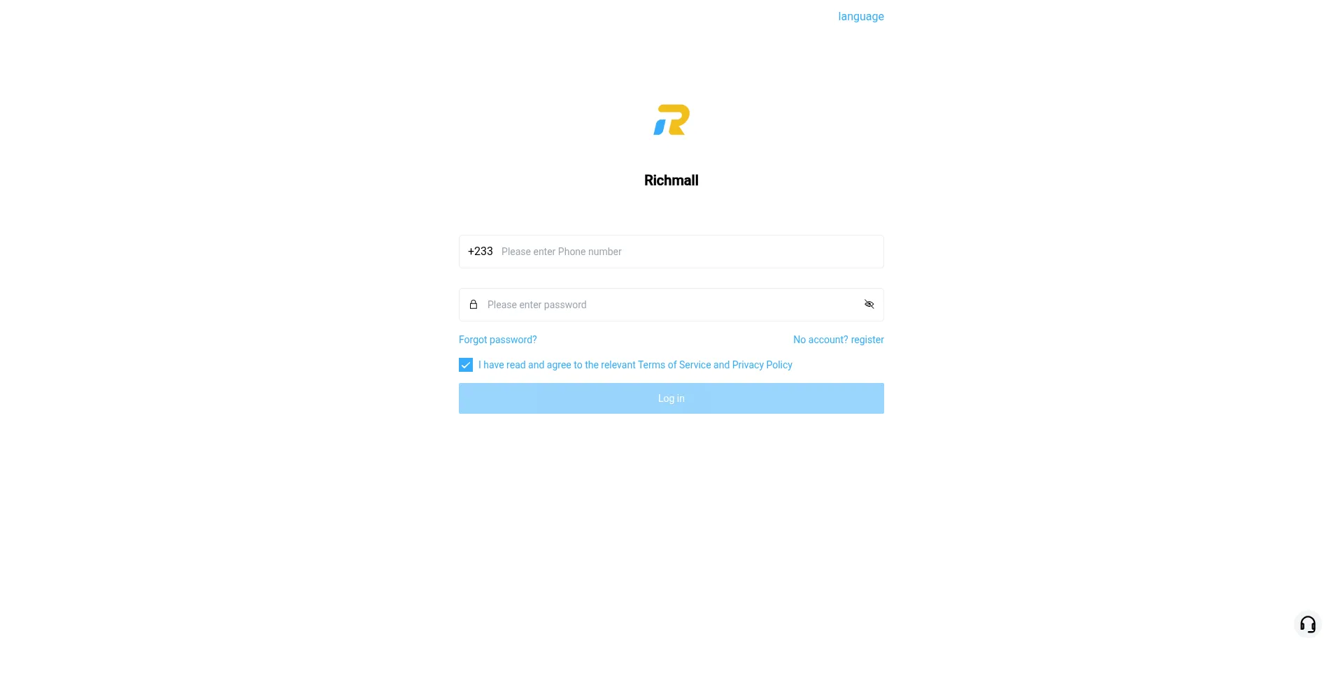 Website screenshot of Richmansmall.com