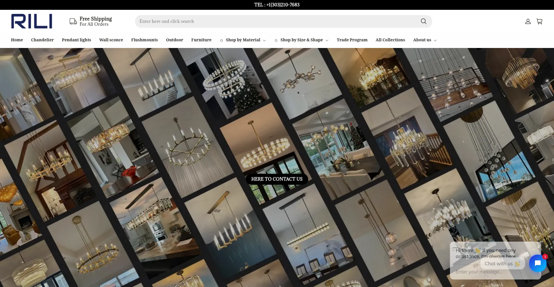 Website screenshot of Rilicospace.com