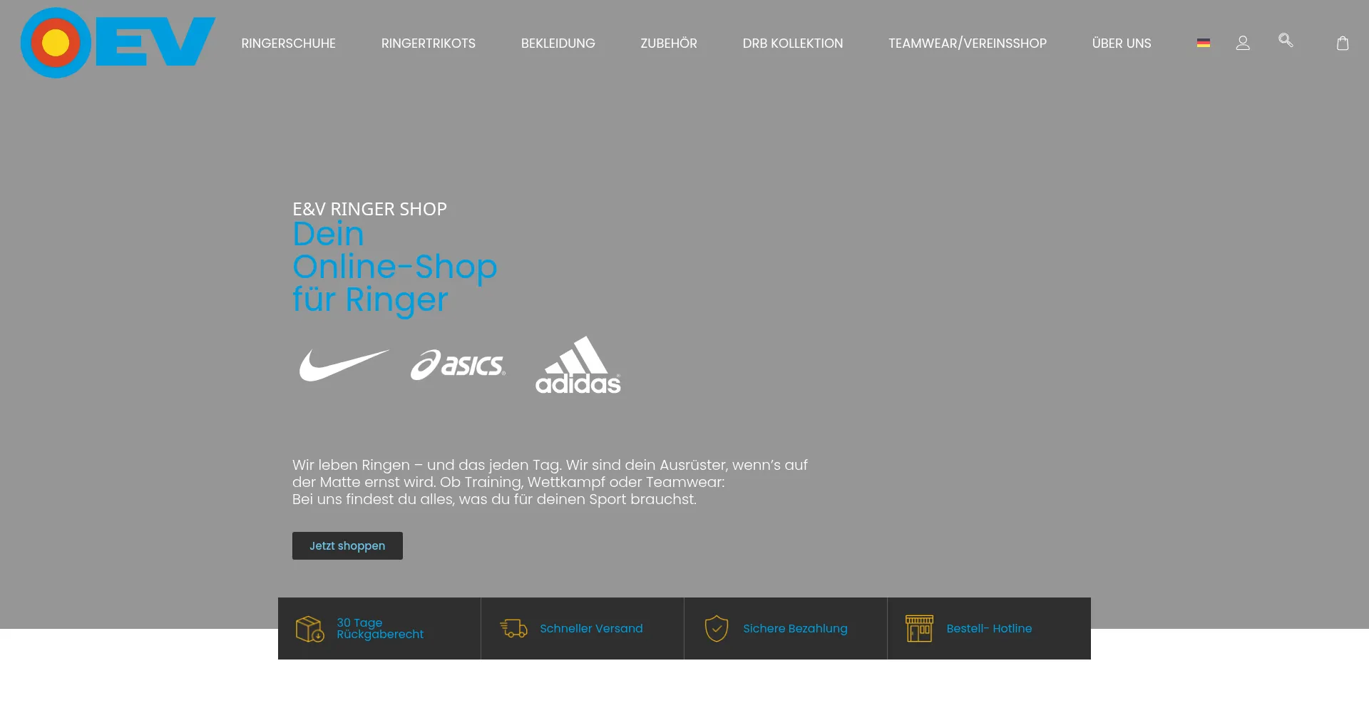 Ringer-sport.de Screenshot
