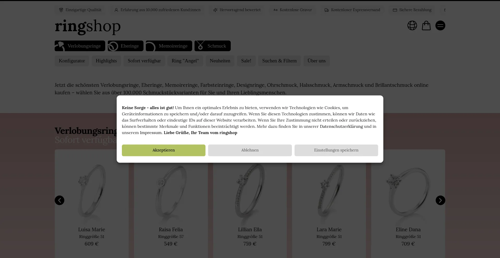 ¿És Seguro y Confiable Ringshop.at?