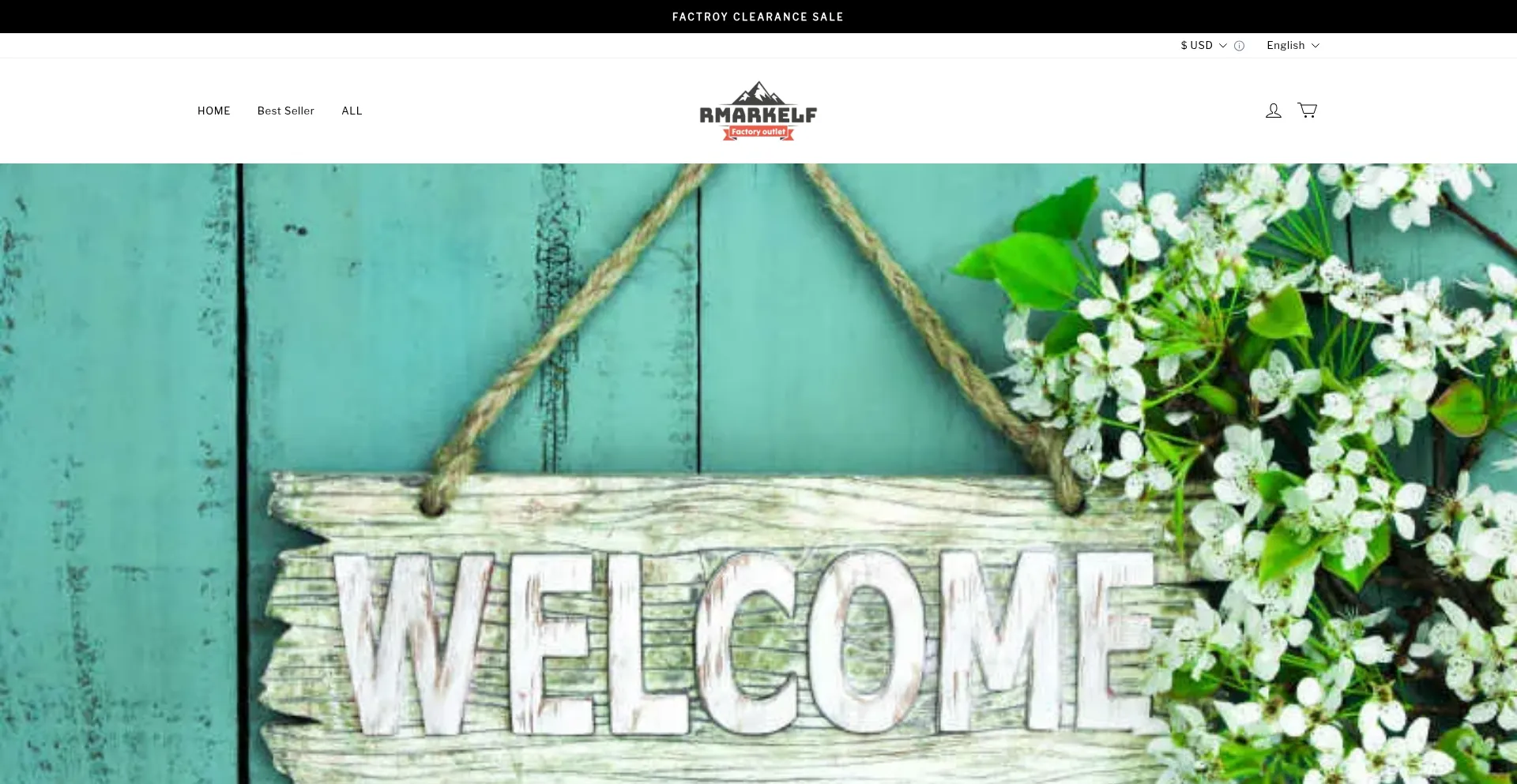 Website screenshot of Rmarkelf.com