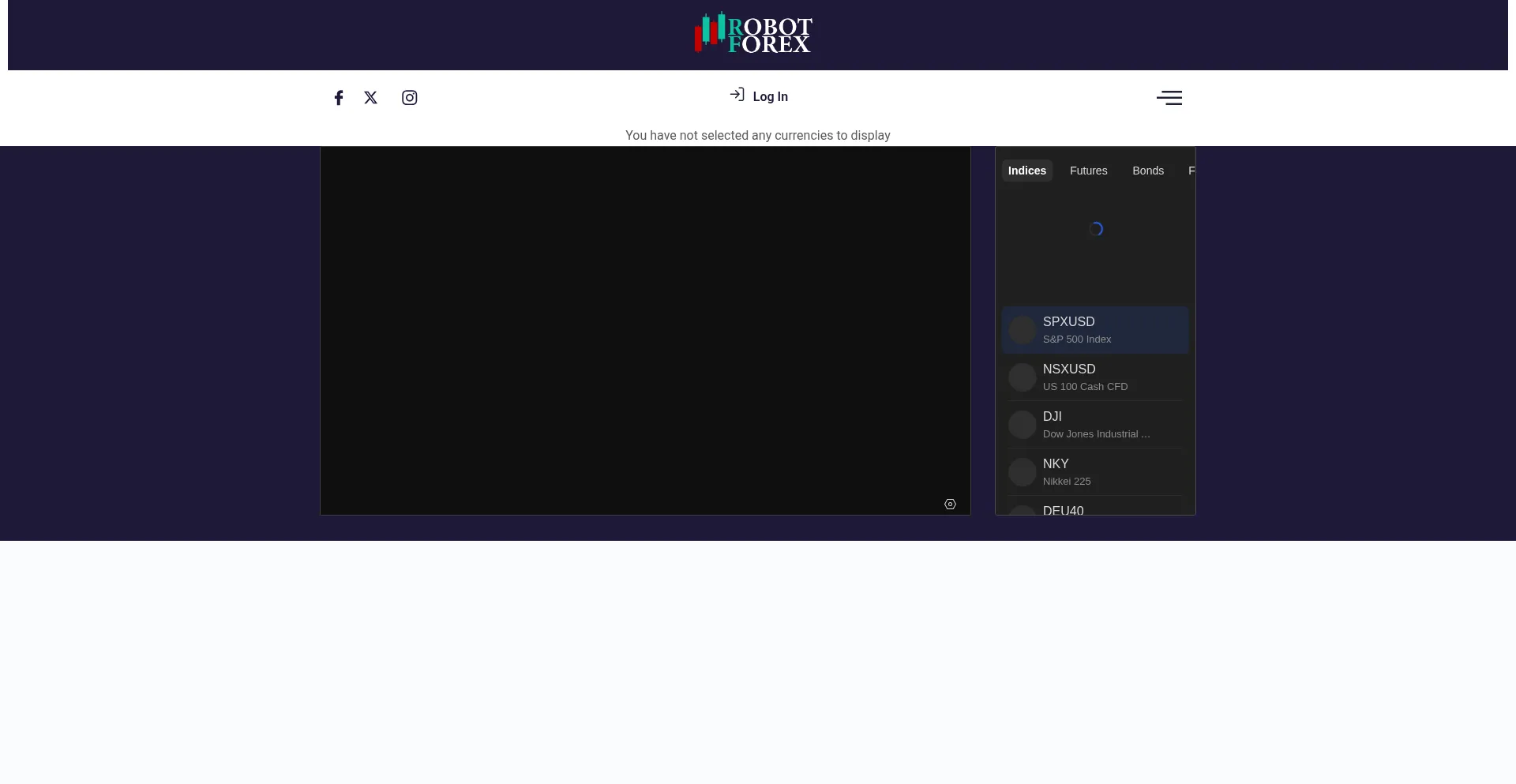 Website screenshot of Robot-forex-pro.com
