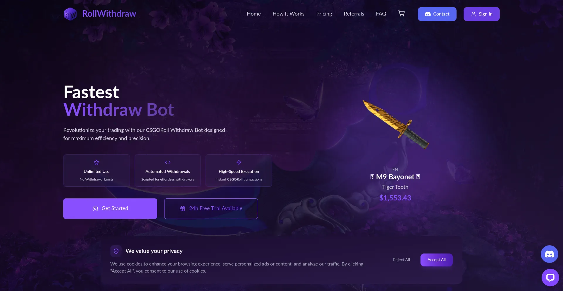 ¿És Seguro y Confiable Rollwithdraw.com?