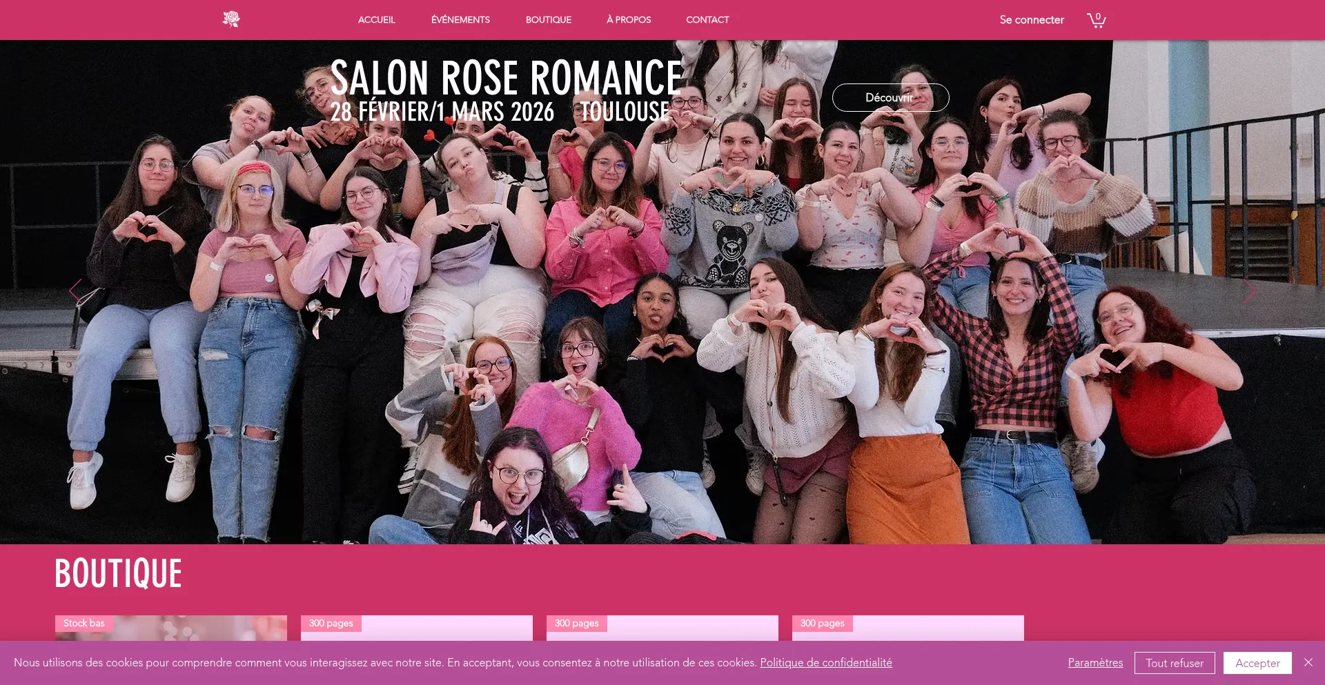 Roseromance.fr Screenshot