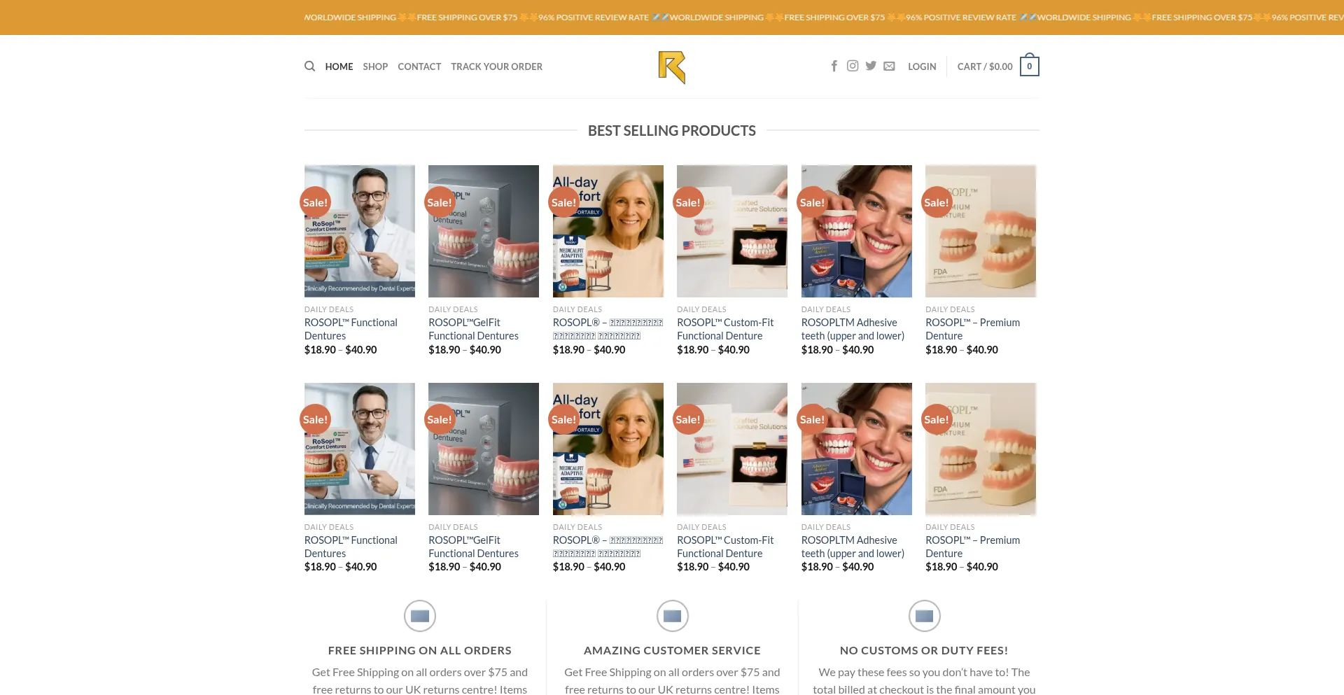 Website screenshot of Rosopl.net