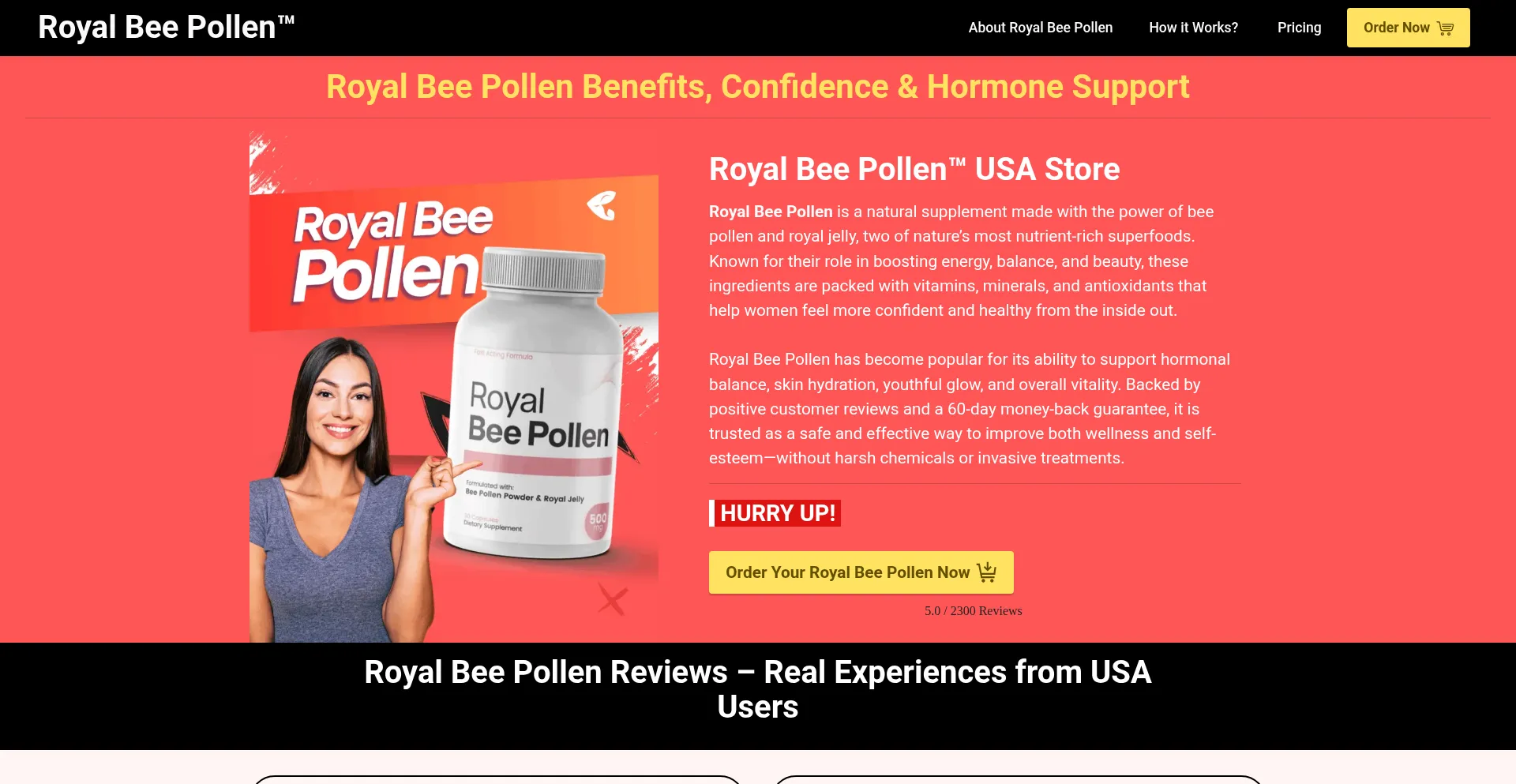 ¿És Seguro y Confiable Royalbee-pollen.us?