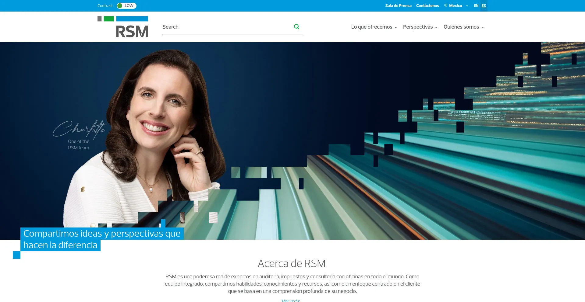Website screenshot of Rsmmx.mx
