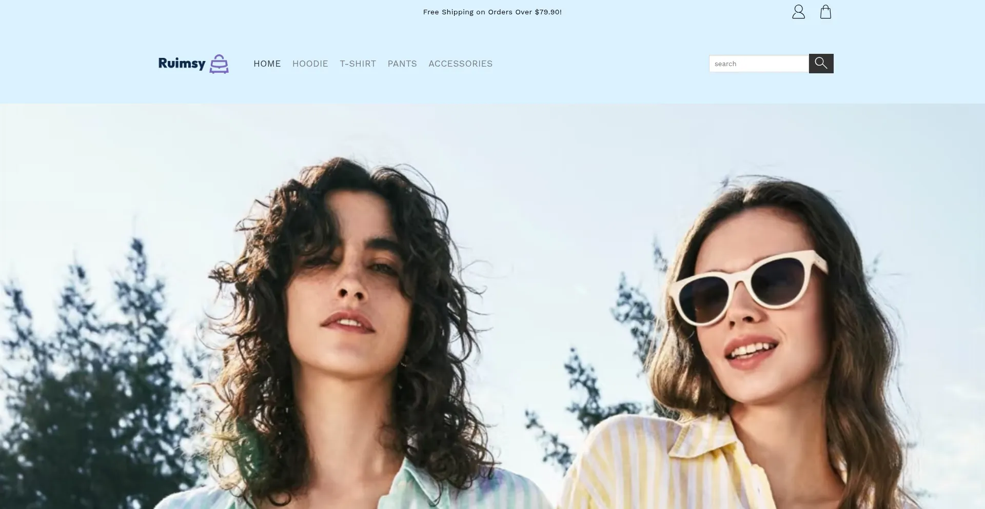 Website screenshot of Ruimsy.com