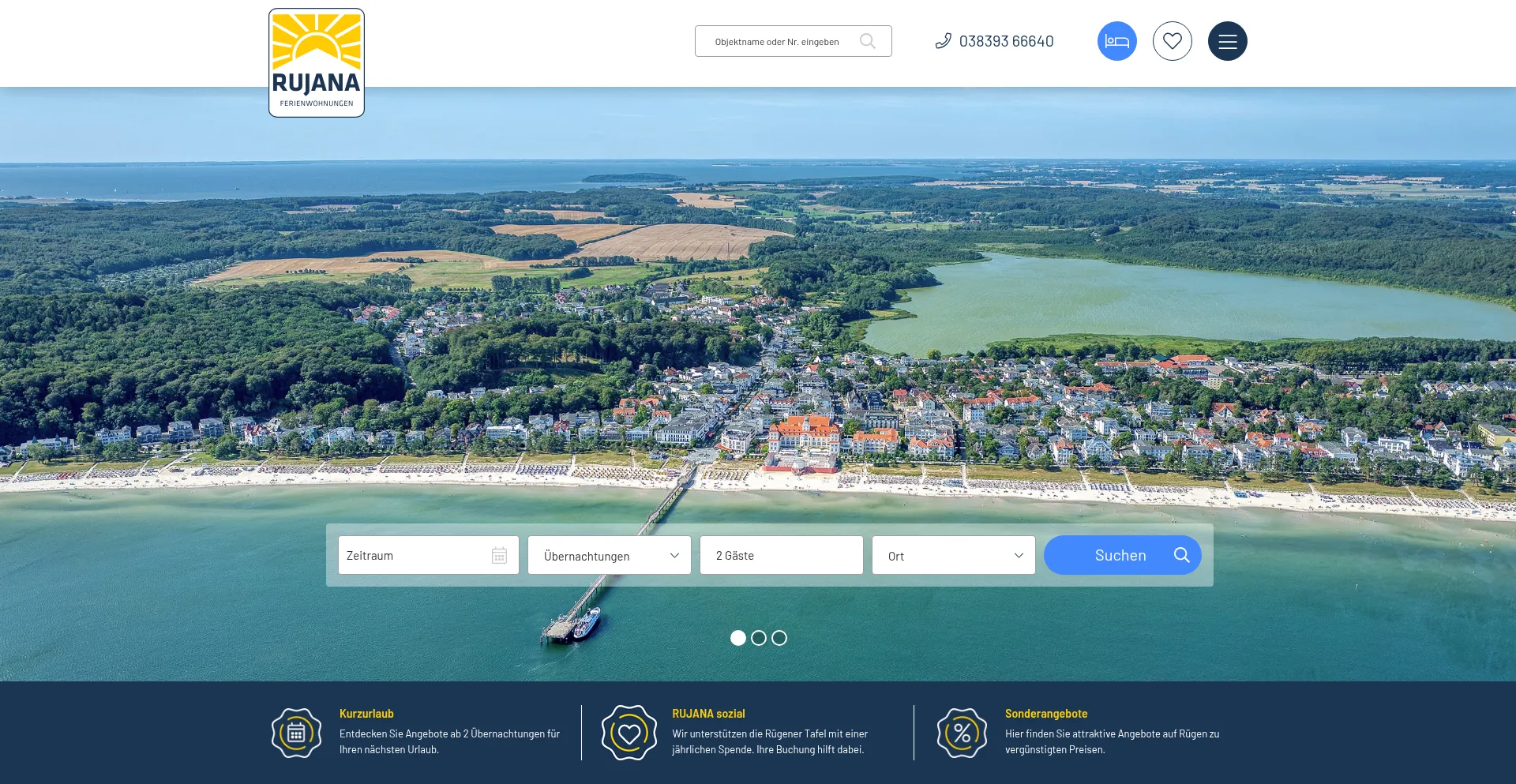 Website screenshot of Rujana.de