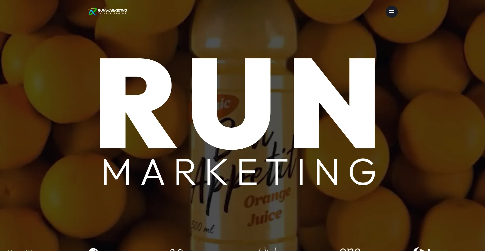Website screenshot of Runmarketing.ca