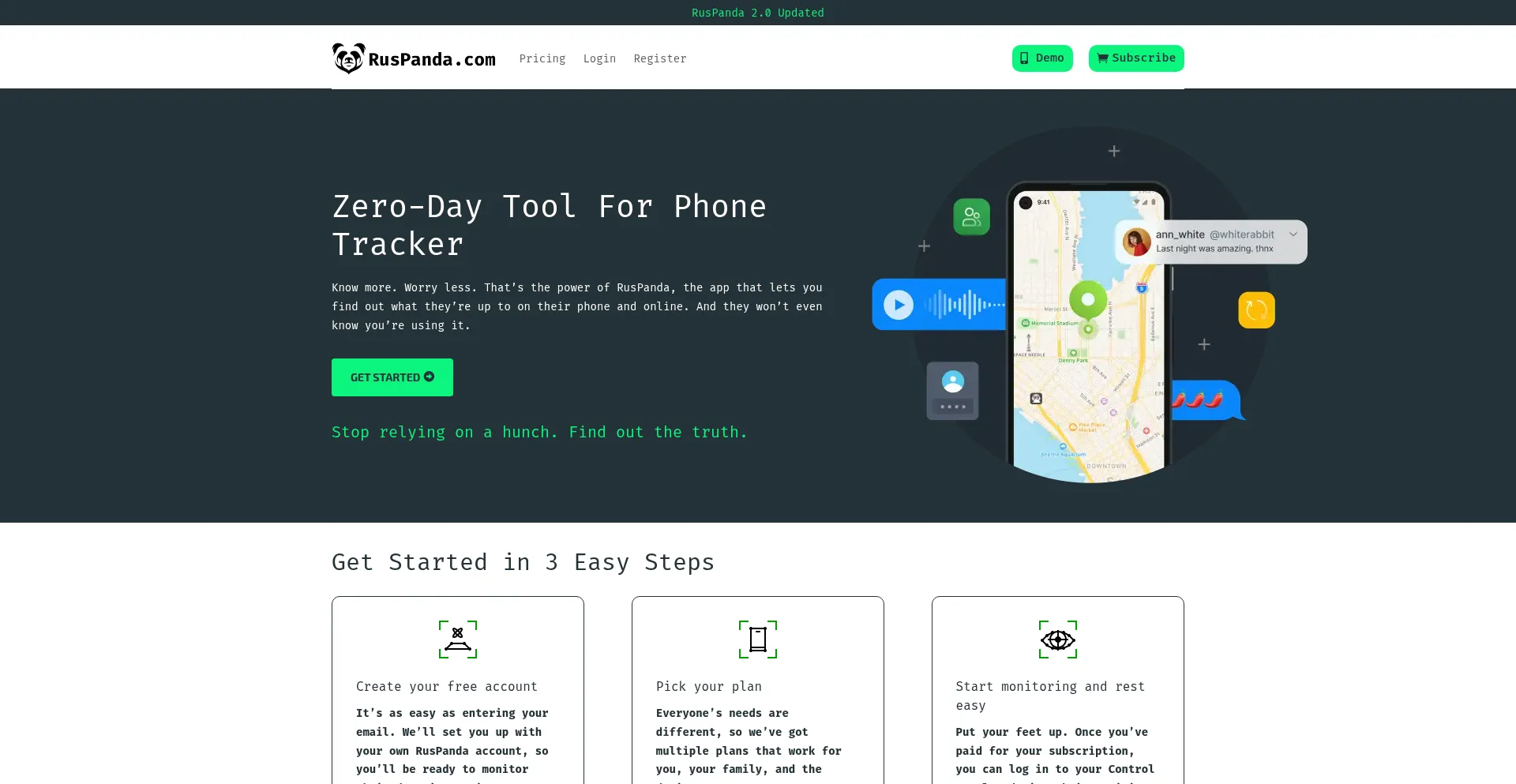 Ruspanda.com Screenshot