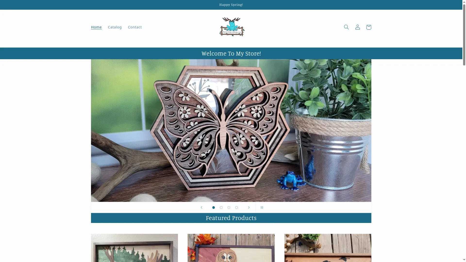 Rusticfrogcreations.store
